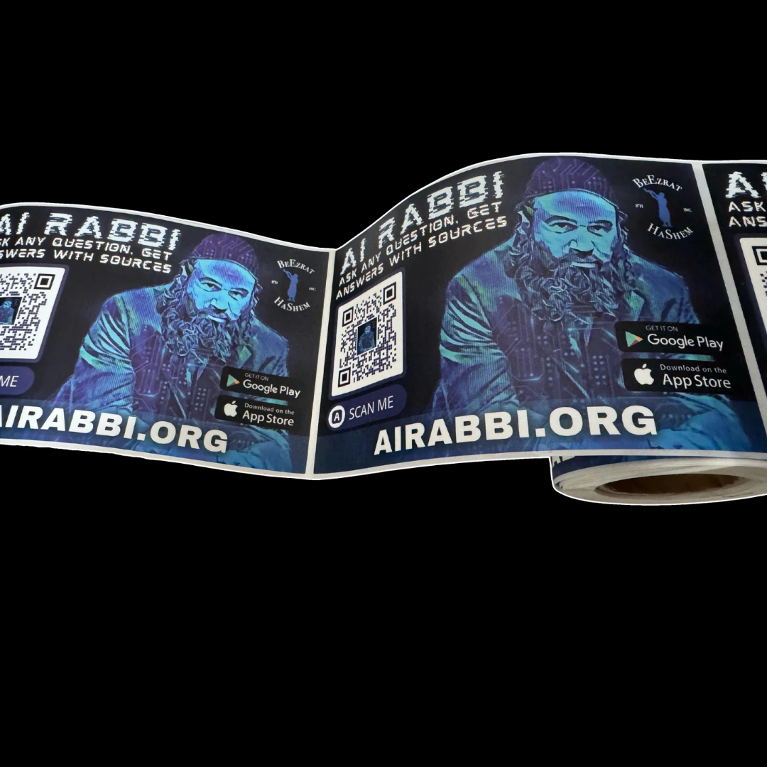 AI RABBI STICKERS thumbnail 3