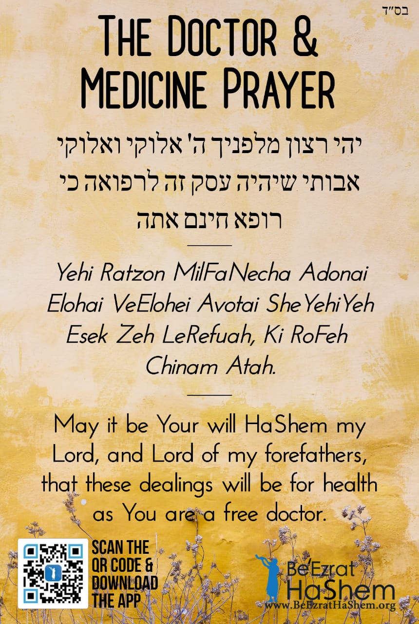 Doctor & Medicine Prayer Poster